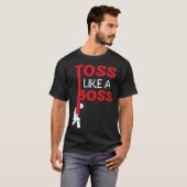 Toss Like A Caber Boss Event Sport Caber Toss T-shirt (Voorkant volledig)