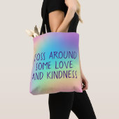 Toss ROND some Love and Kindness Canvas tas (Dichtbij)