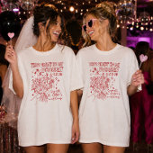 Toss Shirt Boeket Aangepaste Trouw & Bachelorette