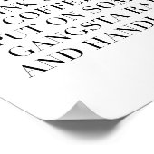 Toss Your Hair In A Bun, Drink Some Coffee, Put On Poster (Hoek)