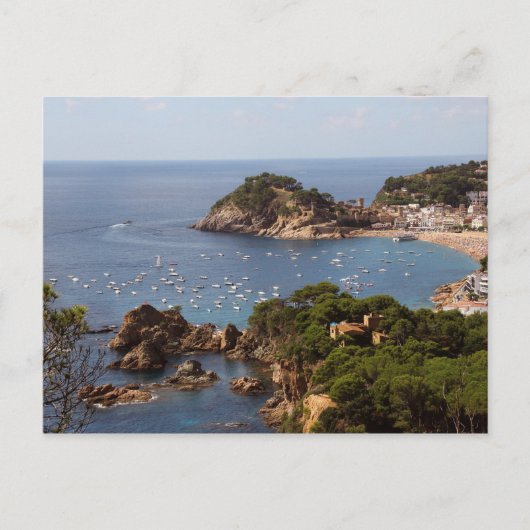 TOSSA DE MAR Plaats in de Costa Brava. Briefkaart (Voorkant)