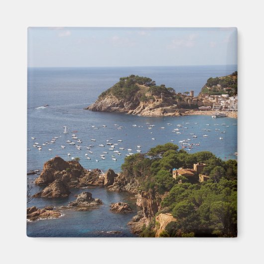 TOSSA DE MAR Plaats in de Costa Brava. Magneet (Voorkant)