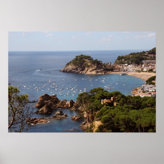 TOSSA DE MAR Plaats in de Costa Brava. Poster (Voorkant)