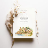 Tossa de Mar Spanje Huwelijksuitnodiging Kaart