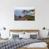 TOSSA DE MAR. Stad gelegen in de Costa Brava. Canvas Afdruk (Insitu (Slaapkamer))