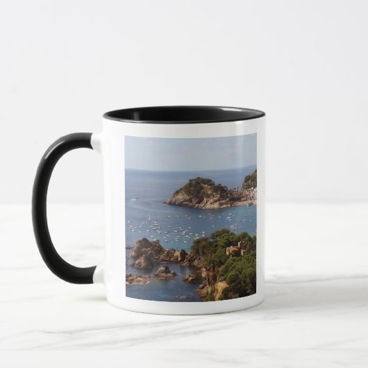 TOSSA DE MAR. Stad gelegen in de Costa Brava. Mok (Links)