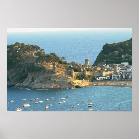 Tossa Del Mar, Costa Brava, Spanje Poster (Voorkant)