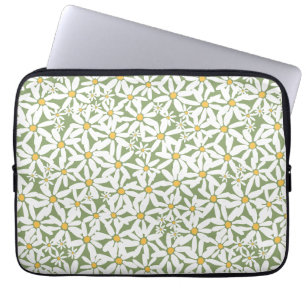 Tossed Daisy - Groene Elektronica Tas