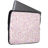 Tossed Daisy - Roze Elektronica Tas (Voorkant Rechts)
