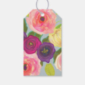 Tossed Flowers Cadeau Labels Cadeaulabel (Voorkant)