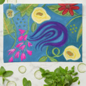 Tossed Flowers theedoek (Gevouwen)