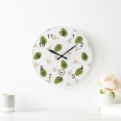 Tossed Green Avocados Wall klok (Huis)