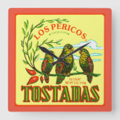 TOSTADAS VIERKANTE KLOK (Voorkant)