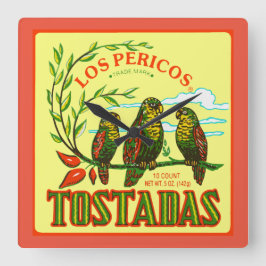 TOSTADAS VIERKANTE KLOK