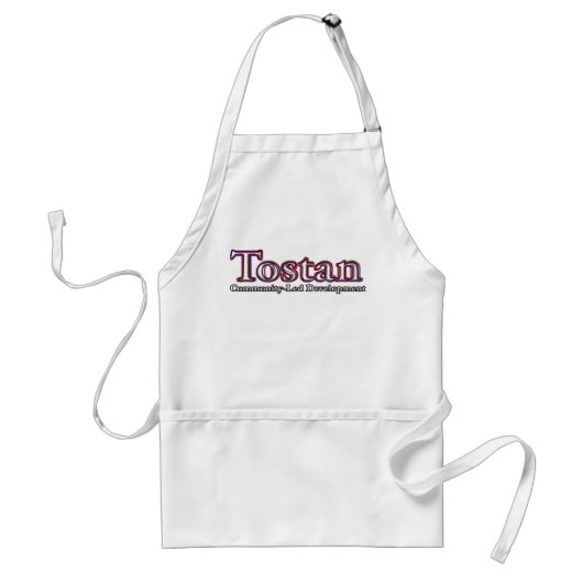 Tostan Logo Apron Standaard Schort (Voorkant)