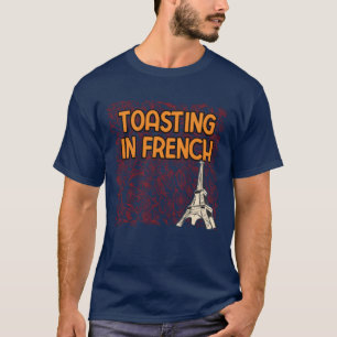 Tosti's in Frans Brood Foodie Gebak Eetwaar vriend T-shirt