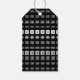 Tot 12 verschillende logo's of geüploade Afbeeldin Cadeaulabel