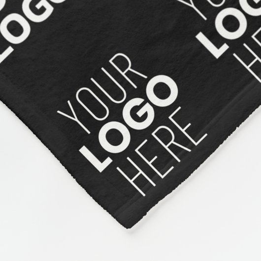 Tot 12 verschillende logo's of geüploade Afbeeldin Fleece Deken (Hoek)