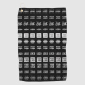 Tot 12 verschillende logo's of geüploade Afbeeldin Golfhanddoek (Voorkant)
