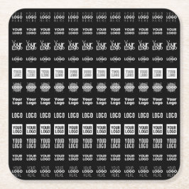 Tot 12 verschillende logo's of geüploade Afbeeldin Kartonnen Onderzetters