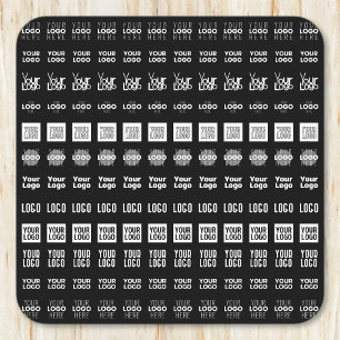 Tot 12 verschillende logo's of geüploade Afbeeldin Kartonnen Onderzetters