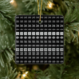 Tot 12 verschillende logo's of geüploade Afbeeldin Keramisch Ornament