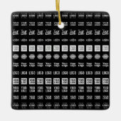 Tot 12 verschillende logo's of geüploade Afbeeldin Keramisch Ornament (Voorkant)