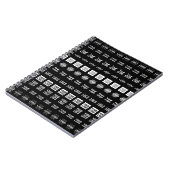 Tot 12 verschillende logo's of geüploade afbeeldin notitieboek (Linkerzijde)