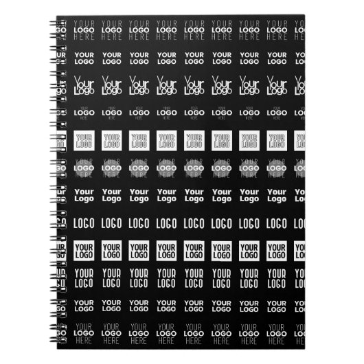 Tot 12 verschillende logo's of geüploade afbeeldin notitieboek (Voorkant)