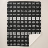 Tot 12 verschillende logo's of geüploade Afbeeldin Sherpa Deken (Voorkant)