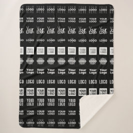 Tot 12 verschillende logo's of geüploade Afbeeldin Sherpa Deken