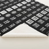 Tot 12 verschillende logo's of geüploade Afbeeldin Sherpa Deken (3/4)