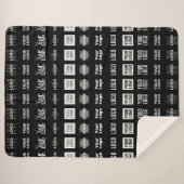 Tot 12 verschillende logo's of geüploade Afbeeldin Sherpa Deken (Voorkant (horizontaal))