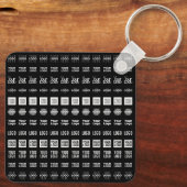 Tot 12 verschillende logo's of geüploade Afbeeldin Sleutelhanger (Achterkant)