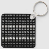 Tot 12 verschillende logo's of geüploade Afbeeldin Sleutelhanger (Achterkant)