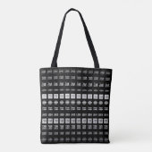 Tot 12 verschillende logo's of geüploade Afbeeldin Tote Bag (Achterkant)