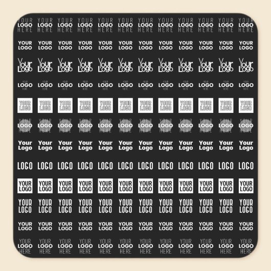 Tot 12 verschillende logo's of geüploade Afbeeldin Vierkante Sticker