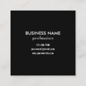 Tot 12 verschillende logo's of geüploade Afbeeldin Vierkante Visitekaartje (Achterkant)