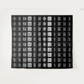 Tot 12 verschillende logo's of geüploade Afbeeldin Wandkleed (Voorkant (horizontaal))