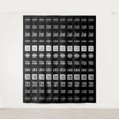 Tot 12 verschillende logo's of geüploade Afbeeldin Wandkleed (Voorkant)