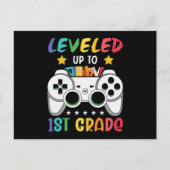 Tot 1e graad terug naar schoolvideokamer briefkaart (Voorkant)