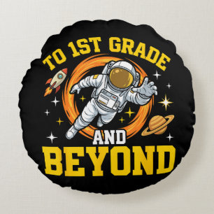 tot 1e klas en verder Astronaut Leerling Rond Kussen
