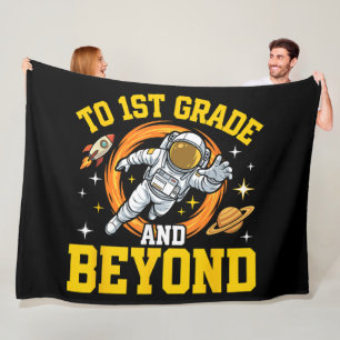 tot 1e klas en verder Astronaut Student Fleece Deken