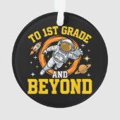 tot 1e klas en verder Astronaut Student Ornament (achterkant)