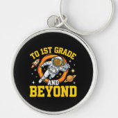tot 1e klas en verder Astronaut Student Sleutelhanger (Voorkant)
