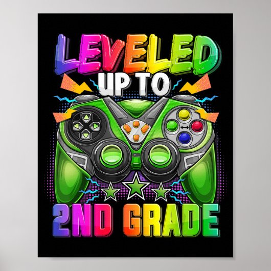 Tot 2e graad gamer terug naar school poster (Voorkant)