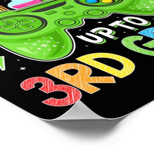 Tot 3de gamer van de rang terug naar school eerst poster (Hoek)