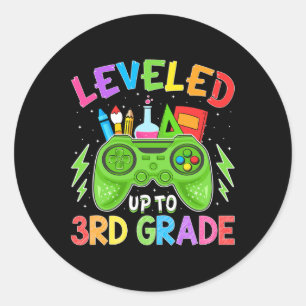 Tot 3de gamer van de rang terug naar school eerst ronde sticker