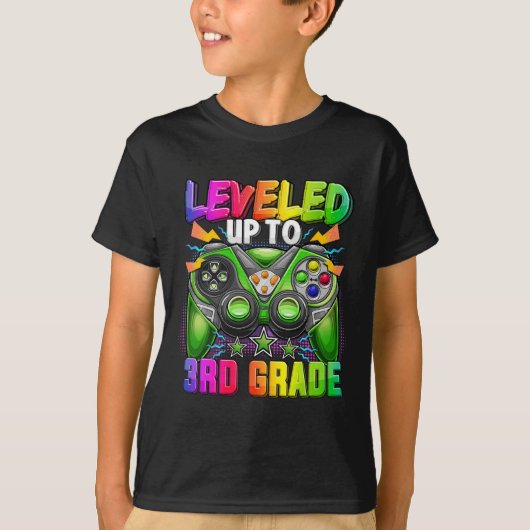 Tot 3de gamer van de rang terug naar school eerst t-shirt (Voorkant)