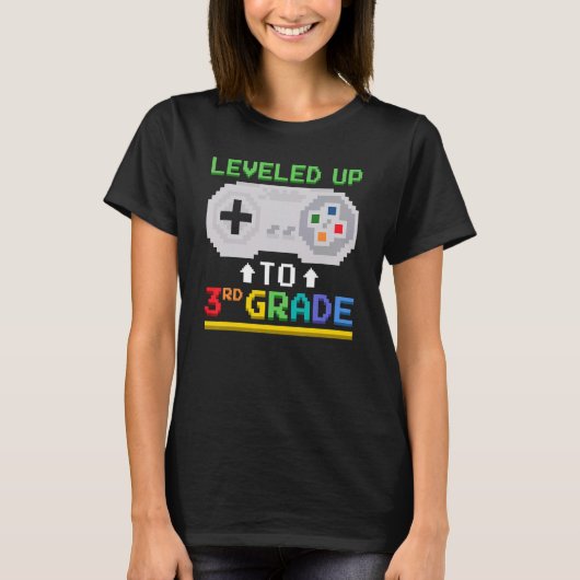 Tot 3e klas gamer videogame controller t-shirt (Voorkant)